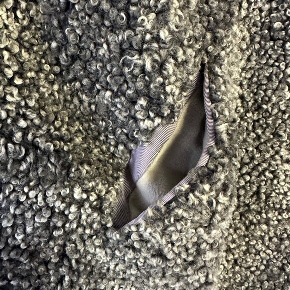 Vintage 60s Boerner's Curly Lamb Fur Coat Womens Size S? Gray Classic Winter - Picture 13 of 15